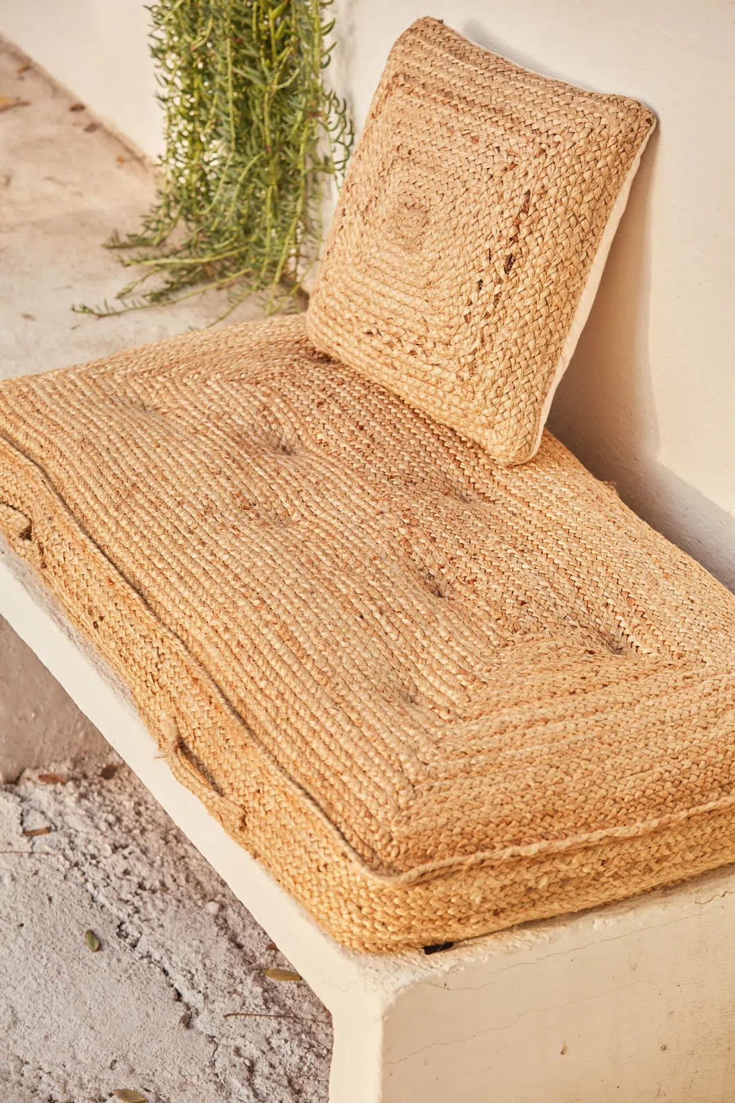 Floor cushion Ural Natural – Calma House - Main Image