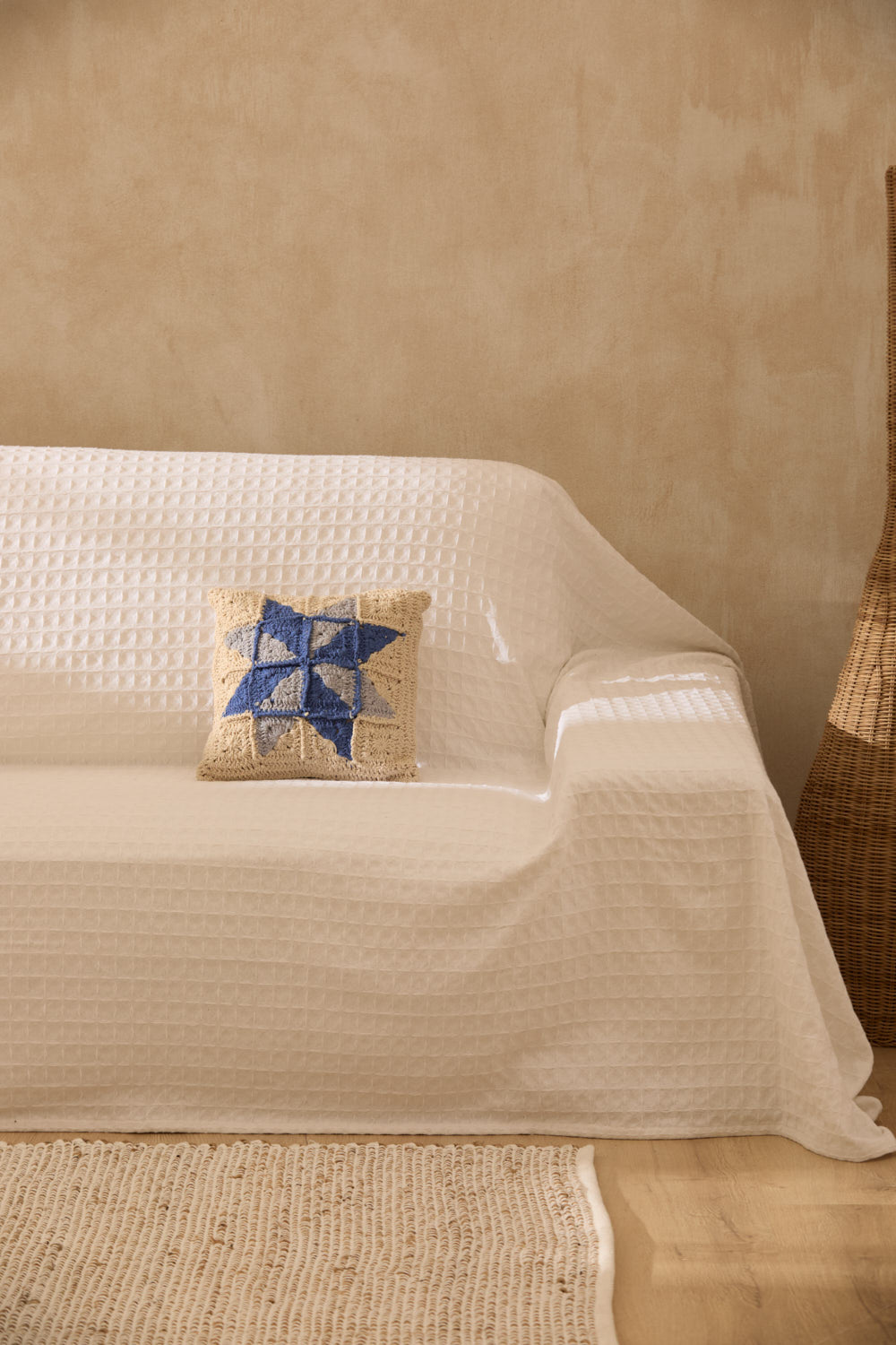 Housse De Fauteuil Club - Velours Blanc – La Maison de la Housse