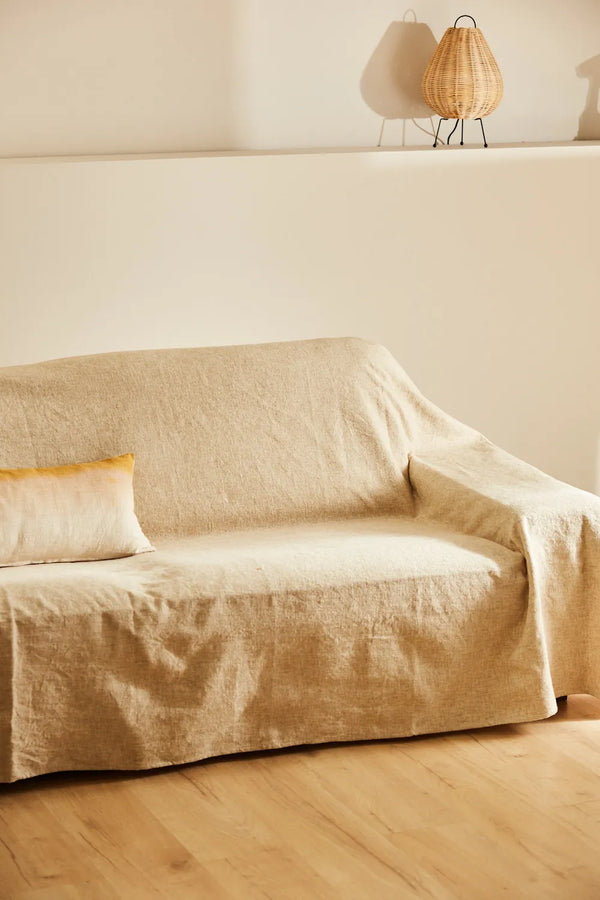 Soft linen sofa cover Arga