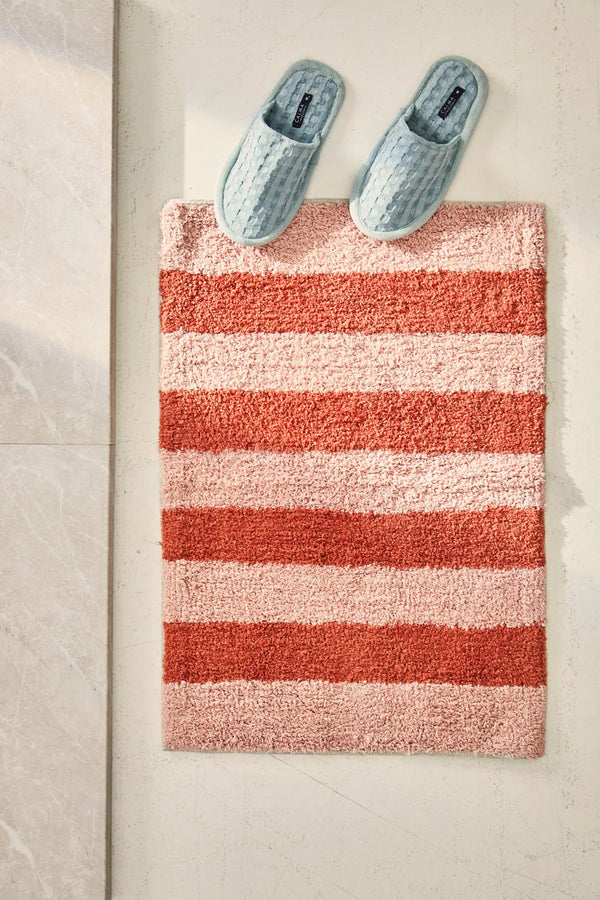 Amsterdam pink bath rug