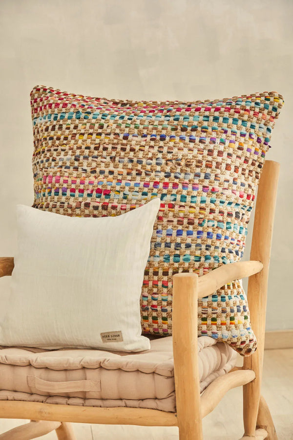 Housse de coussin multicolore Cando