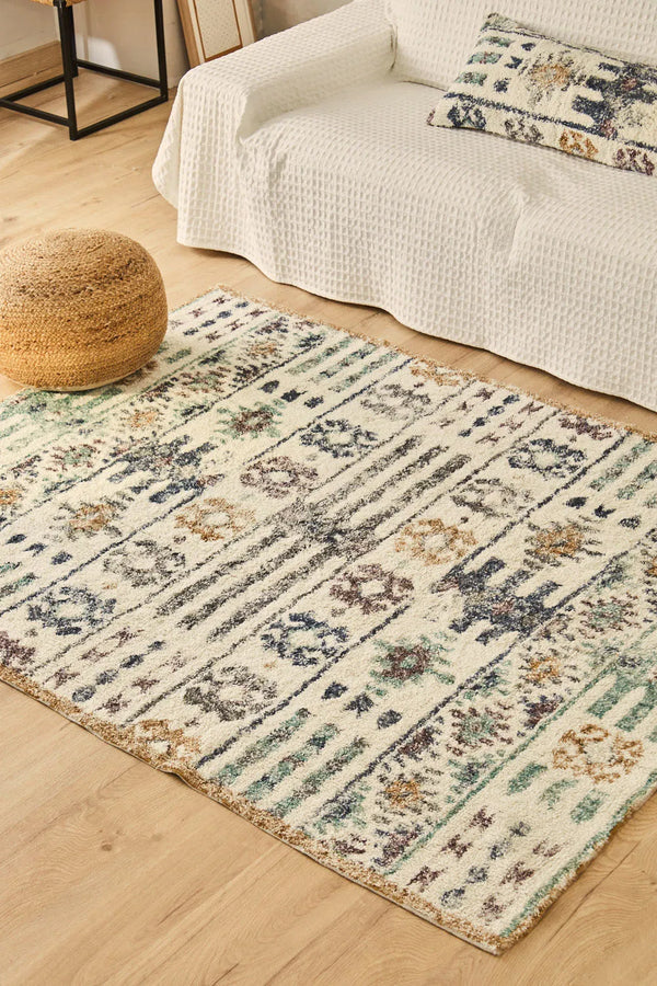 Tapis tufté multicolore Chad