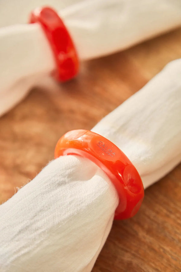 Mango orange napkin holder