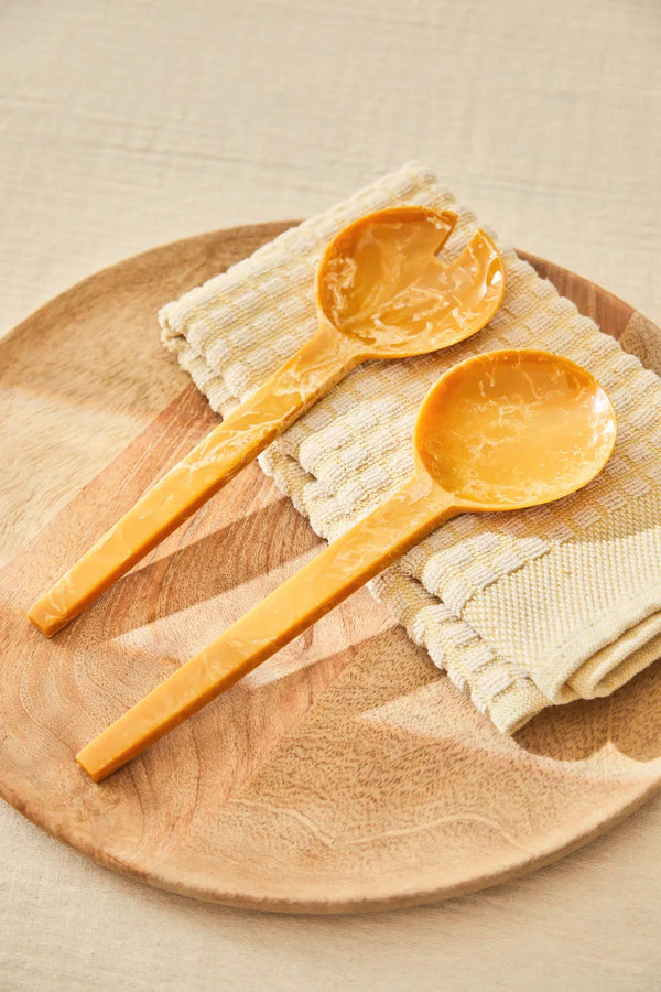 Ensemble de couverts de service pour salade Mango et à la moutarde