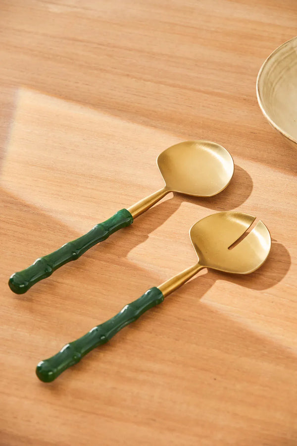 Mango Green Salad Serving Cutlery Set