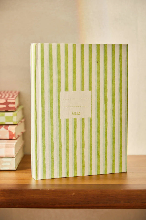 Mercé green handmade notebook