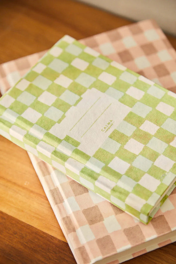 Roser green handmade pocket notebook