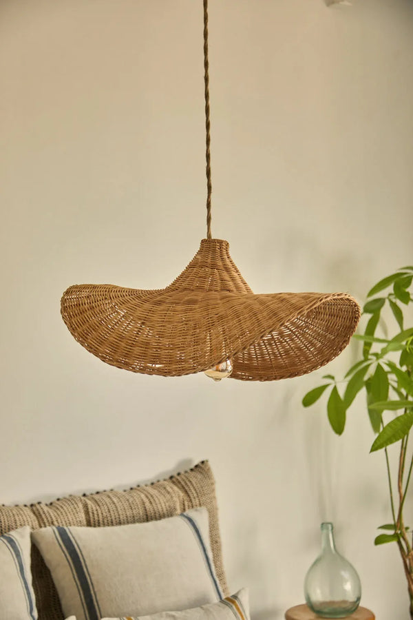 Rattan Lamp Shade Salakot