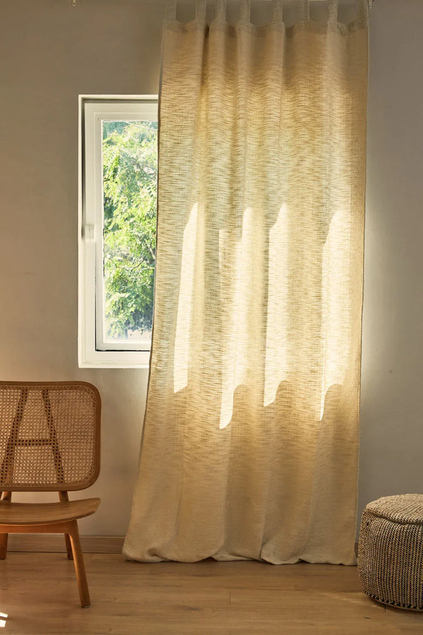 Jacquard curtain Ecru Zurich