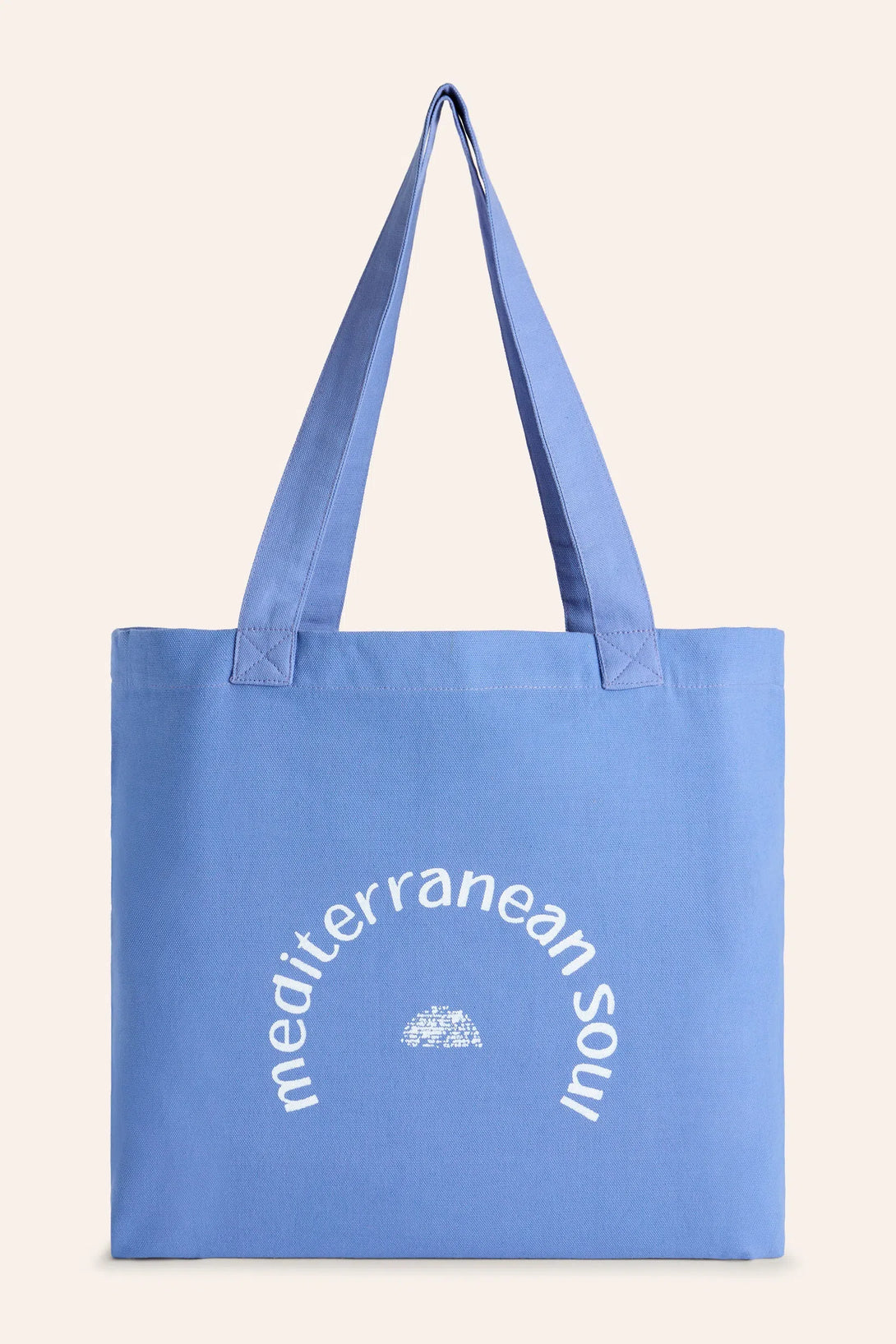 Bolsa tote de algodón azul Rambla-Calma House