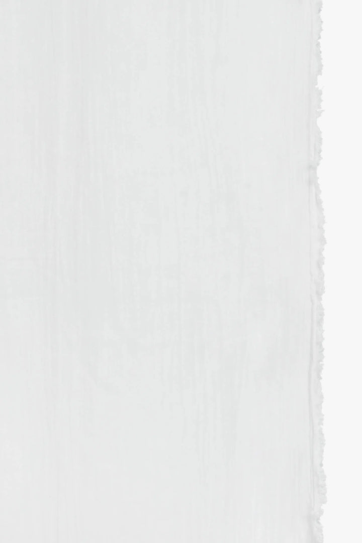 Cortina de algodón translúcida blanca Fray-Calma House