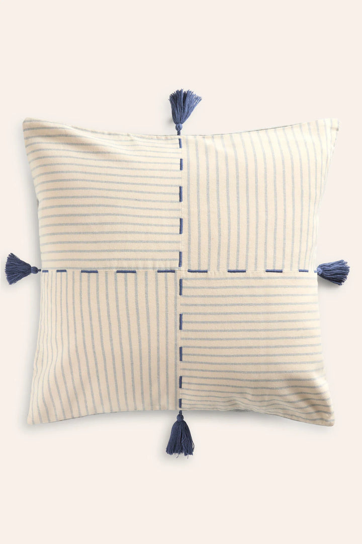 Cuadrante de cama con efecto patchwork de algodón Xelida-Calma House