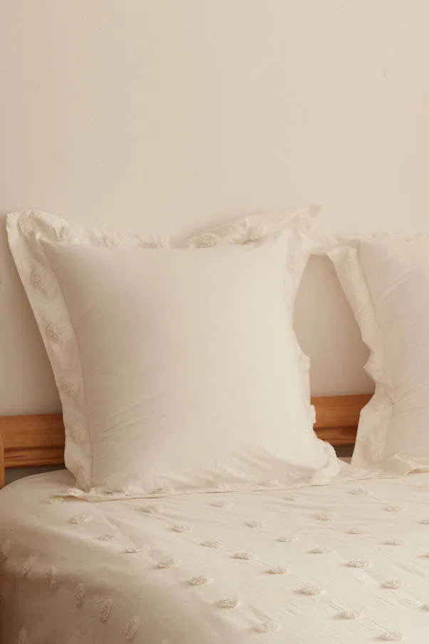 Cuadrante de cama con topos blancos Peonia-Calma House