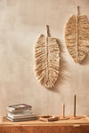 Decoración de pared hoja de yute cruda Ural