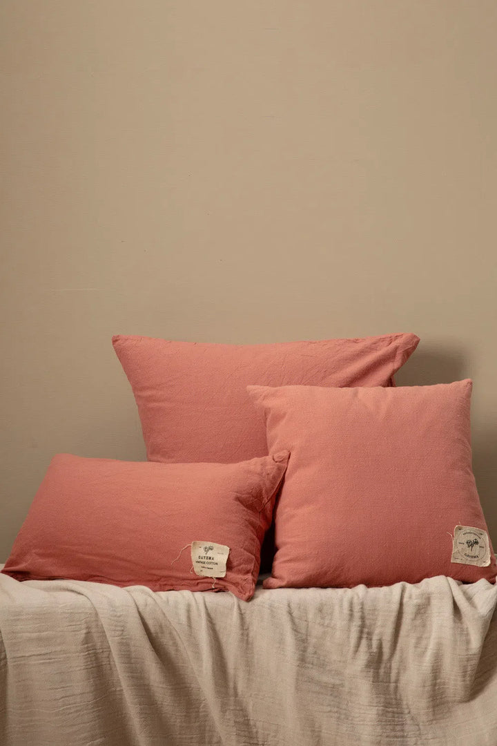 CASA BOHO Funda de almohada rosa decoración bohemia para cama, almohadas  decorativas para sofá, almohada bohemia para cama, almohadas rosas,  almohadas