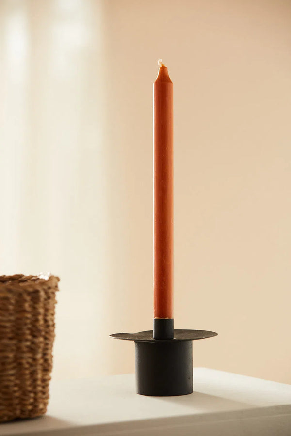 OCRE elongated wax candle
