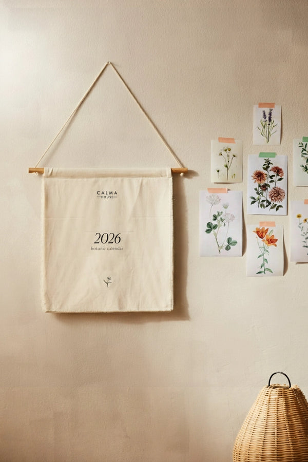 Calendario 2026 de algodón Clau