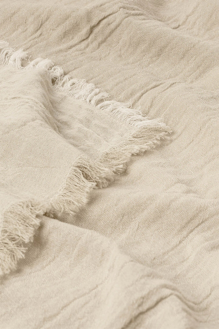 Mantel de algodón crudo Layer-Calma House
