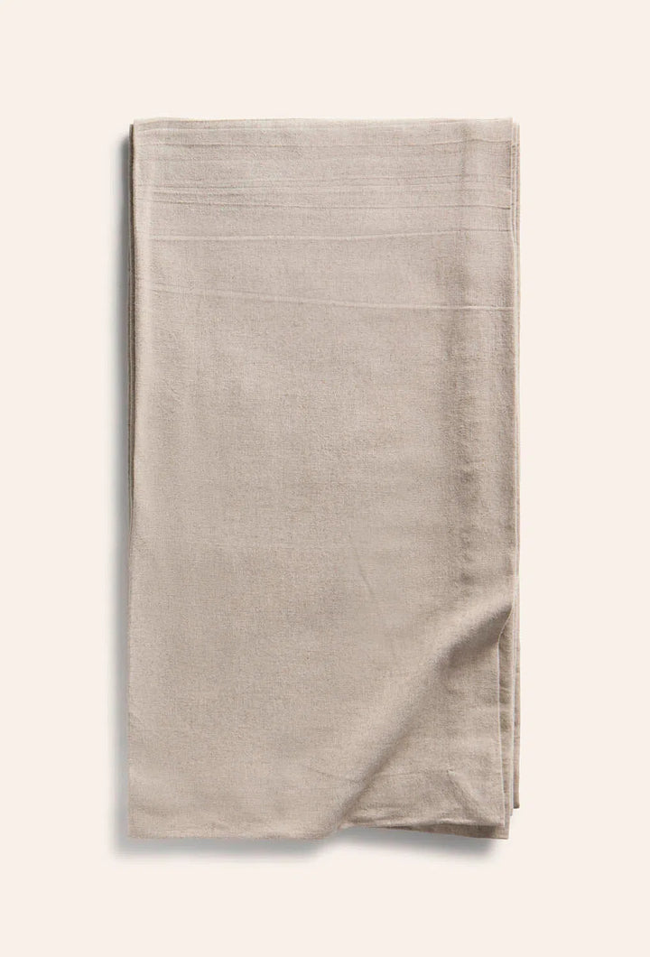 Mantel de lino y algodón Leuka-Calma House
