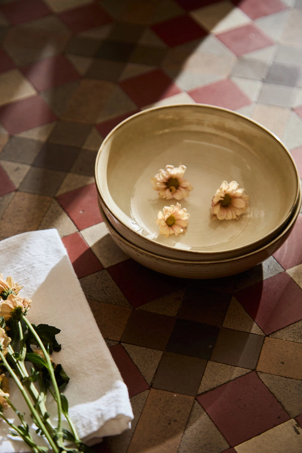 Bol de cerámica color piedra Bisbal