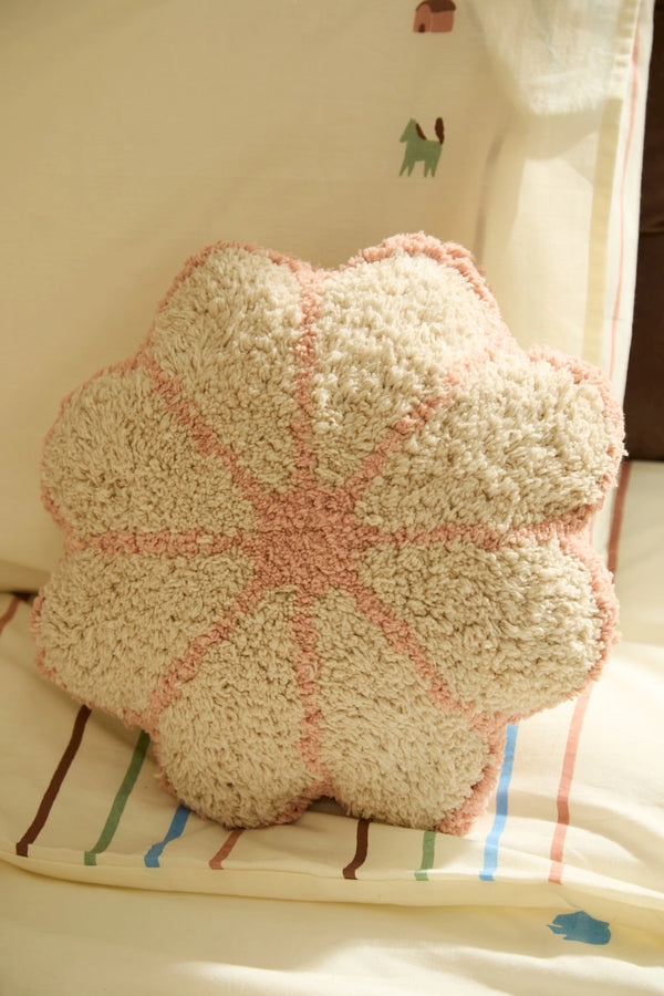 Cojín redondo en tufting Camp