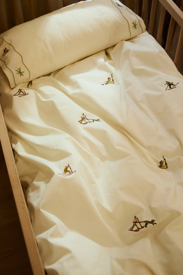 Funda nórdica de cuna + juego de almohada Ski