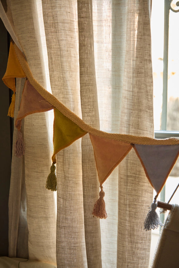 Guirnalda de banderitas Velour