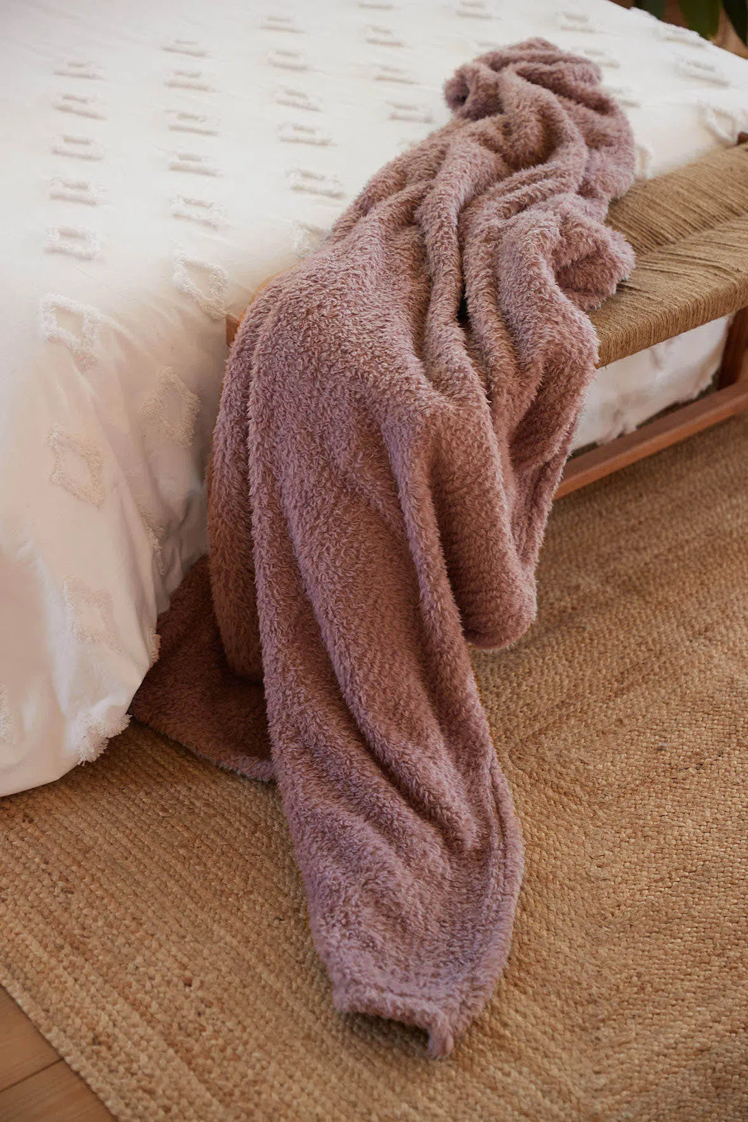 Plaid lila Tedy-Calma House