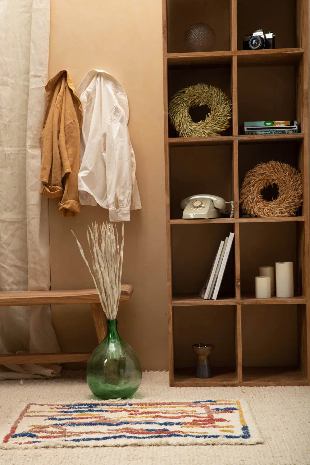 Ramillete de hojas secas gris Rotun-Calma House