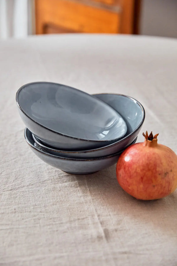 Bisbal small blue ceramic bowl