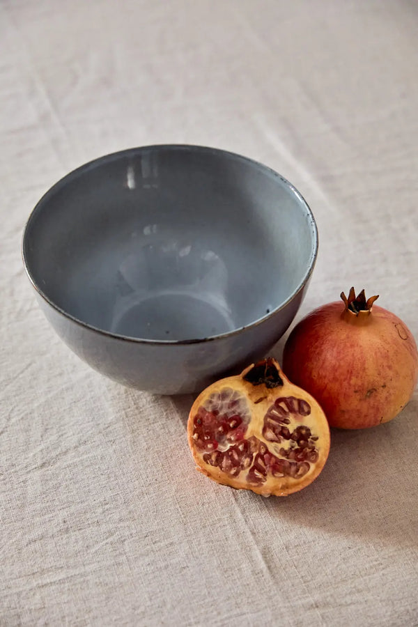 Bisbal medium blue ceramic bowl
