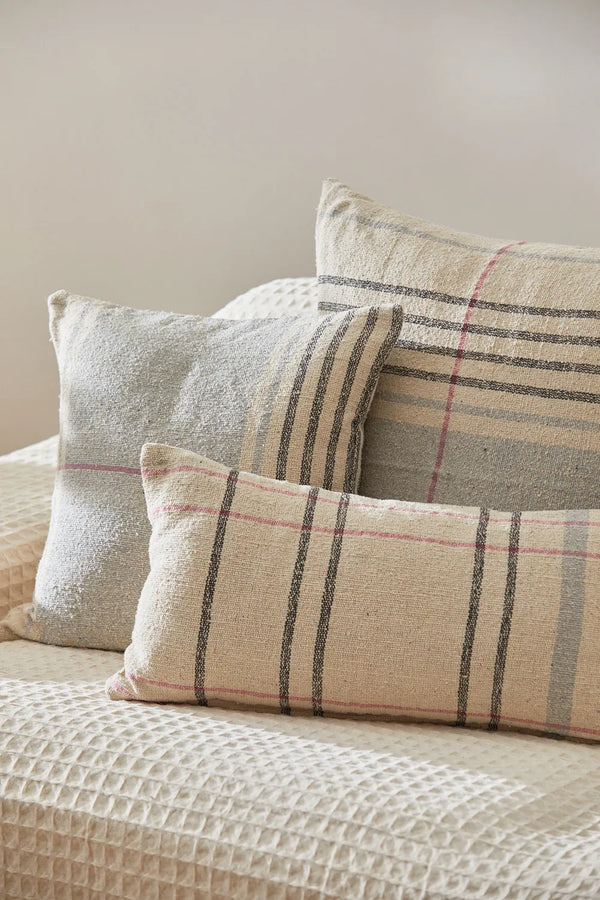 Cushion cover with woven stripe Napoli