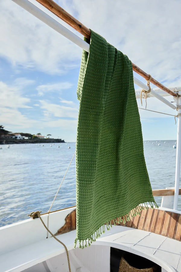 Beach towel Ola green