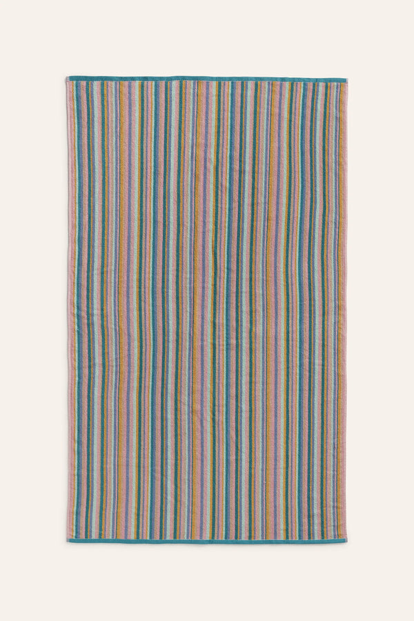 Multicolor Iris terrycloth beach towel
