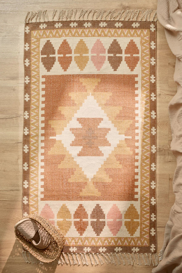 Rug mustard Berta