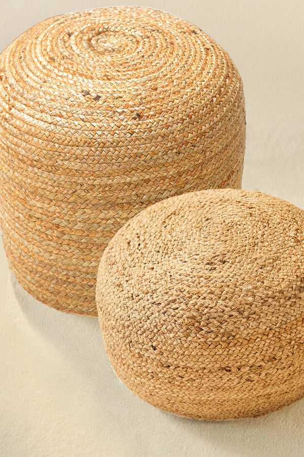 Pouf naturel Ural