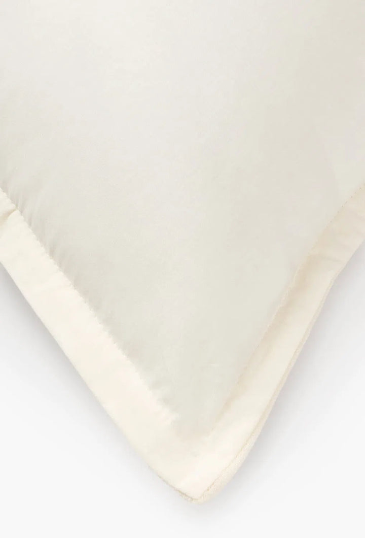 Set de 2 fundas de almohada de algodón efecto arrugado crudo Layer-Calma House