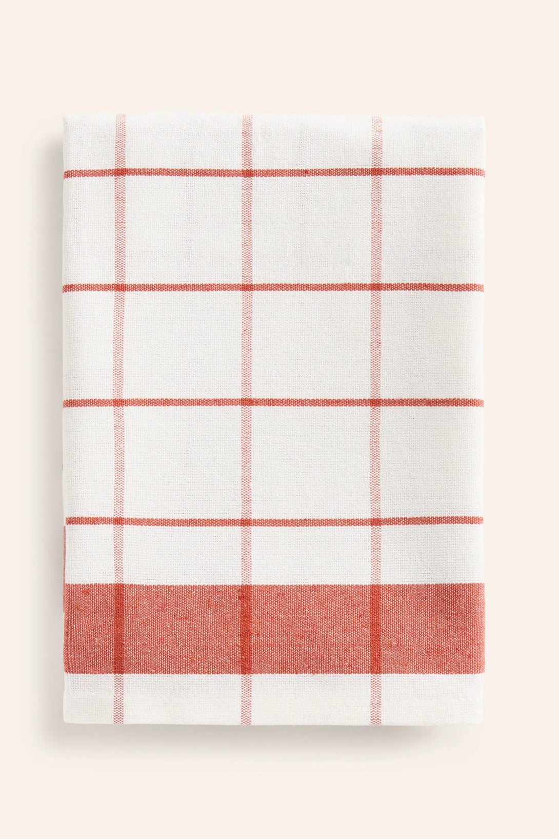 Set de 2 trapos de cocina a cuadros tierra Aveiro-Calma House