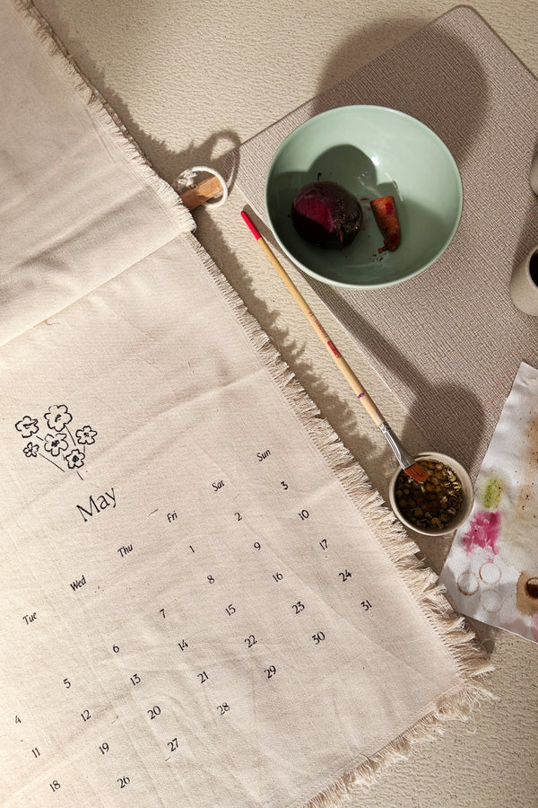 Taller de pintar calendario de tela - 15 de enero