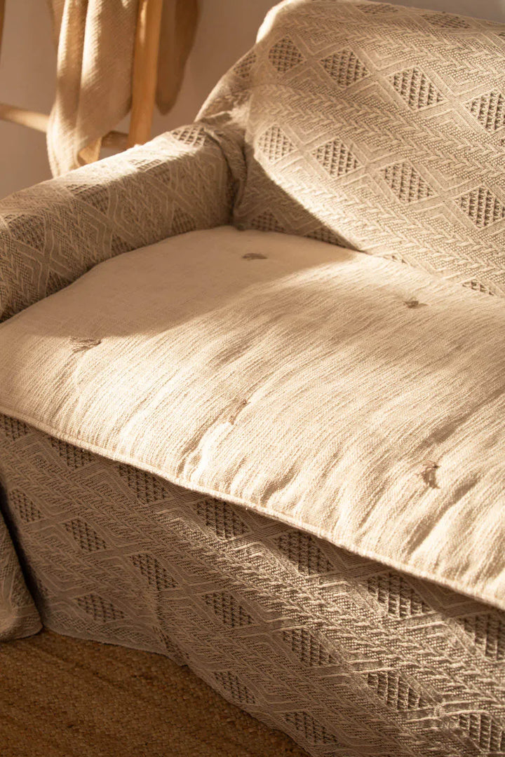Topper para sofá y cama beige Jaipur