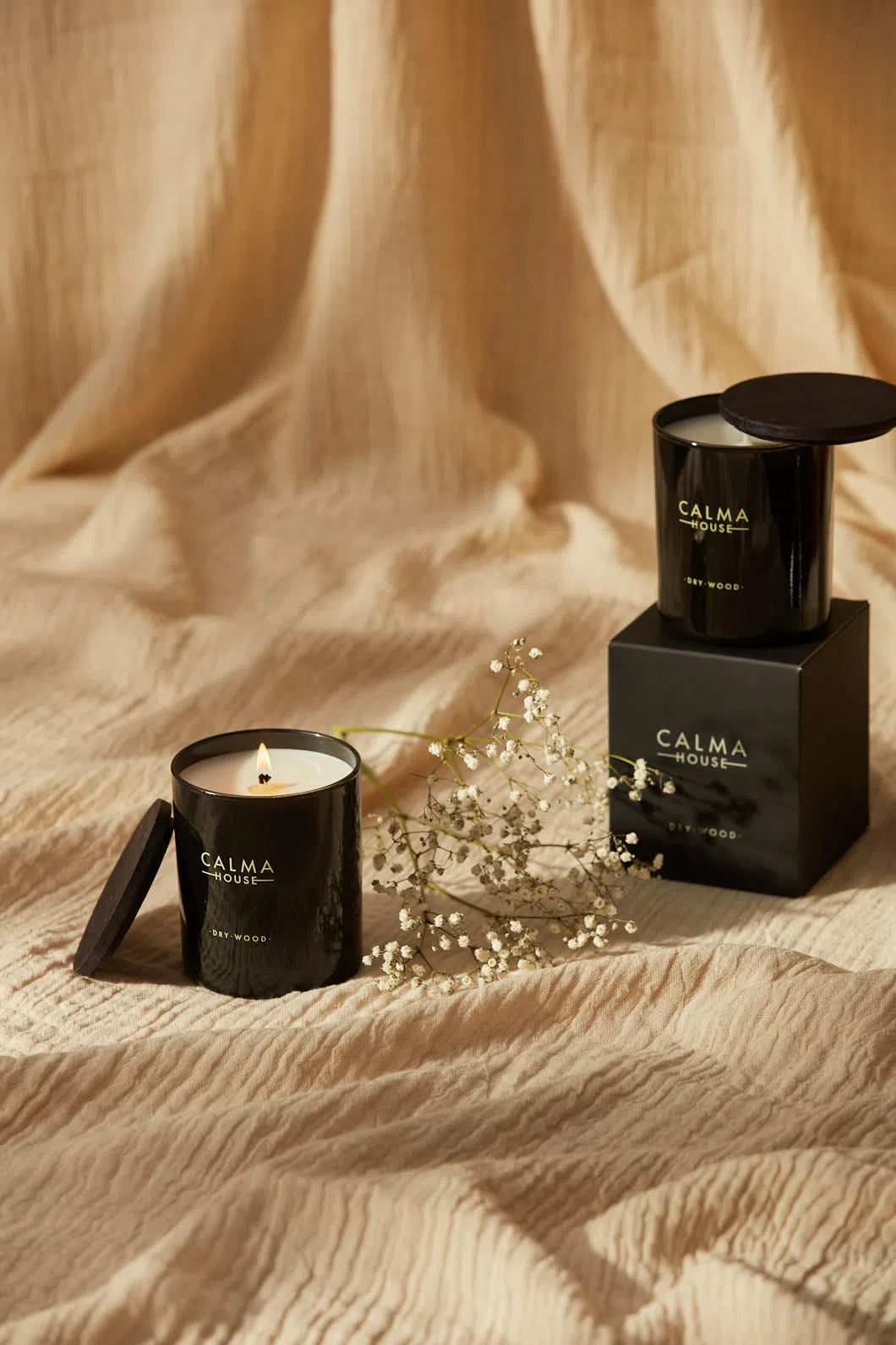 Vela con fragancia Luna Dry wood-Calma House