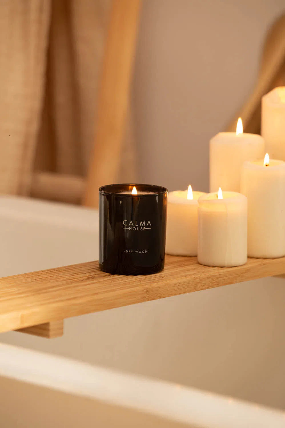 Vela con fragancia Luna Dry wood-Calma House