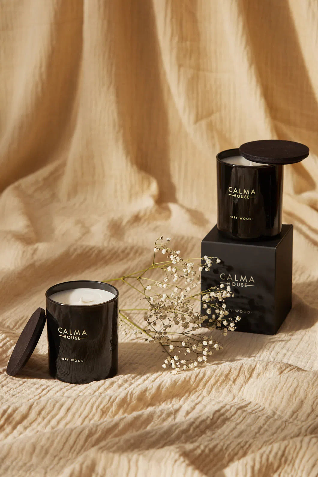 Vela con fragancia Luna Dry wood-Calma House