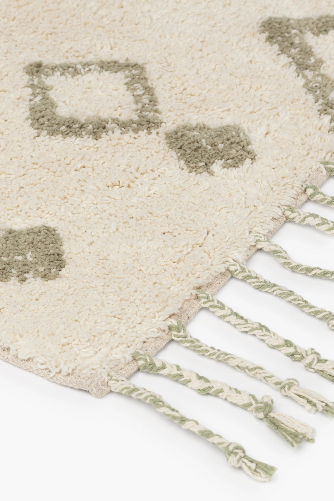 Alfombra de baño de algodón en tufting beige Fauve-Calma House