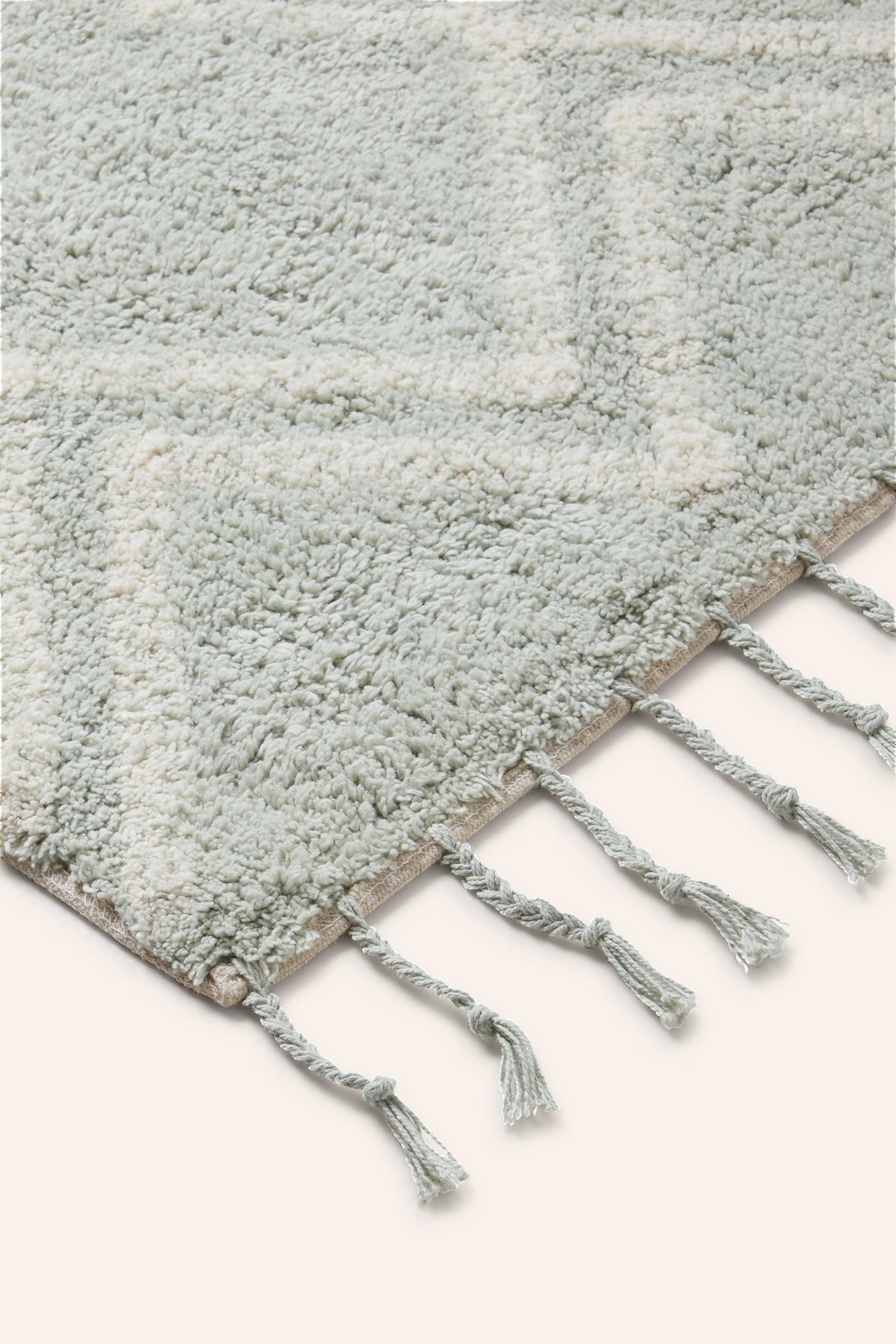 Alfombra de baño en tufting turquesa Fauve-Calma House