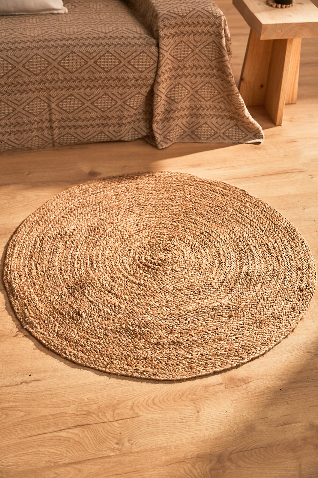 Alfombra de yute redonda Ural-Calma House
