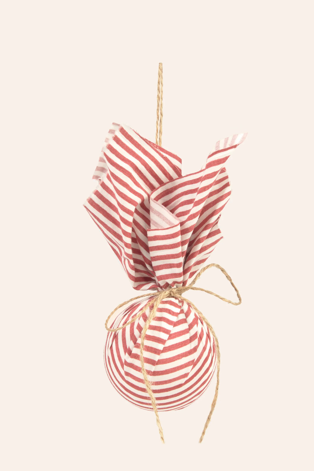 Bola navideña roja Candy-Calma House