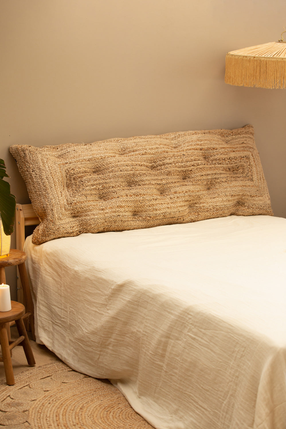 Cabecero de cama de yute Ural-Calma House