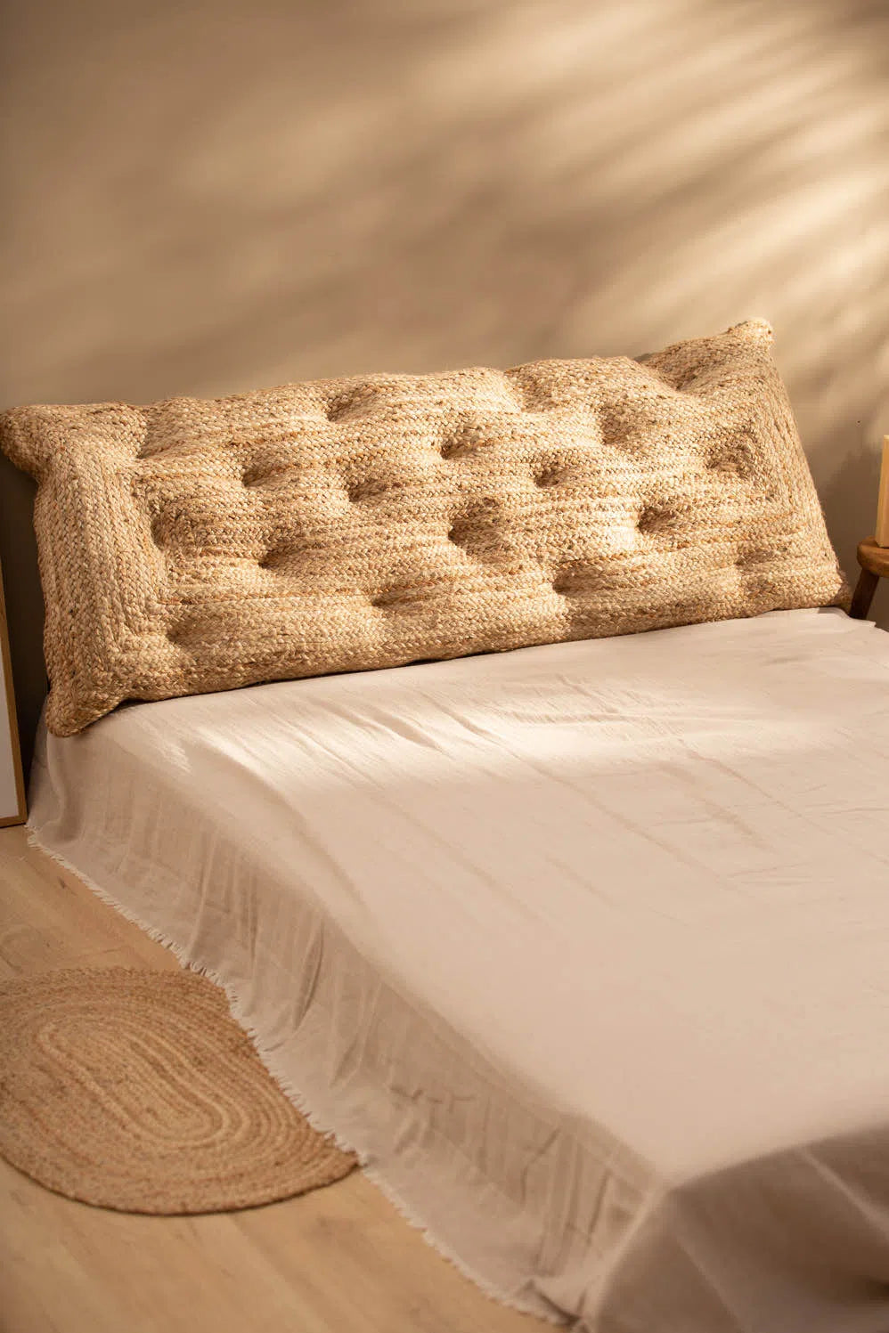 Cabecero de cama de yute Ural-Calma House