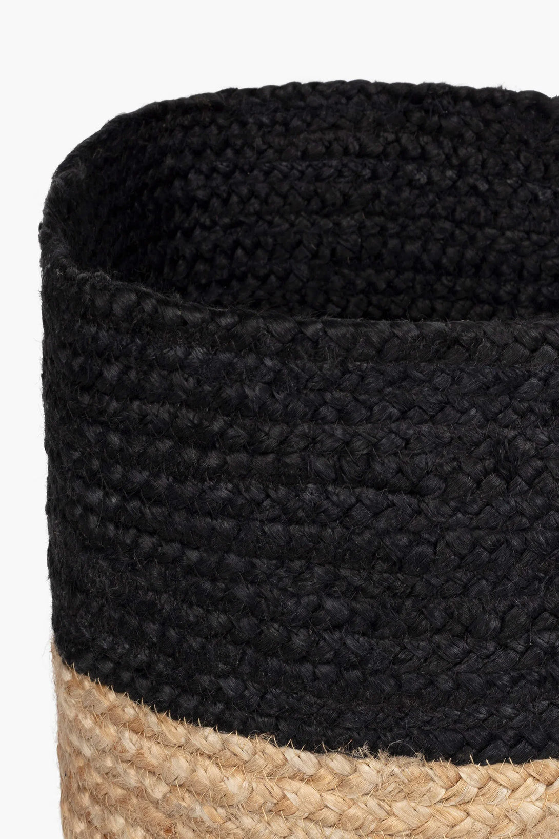 Cesto de yute negro Ural-Calma House